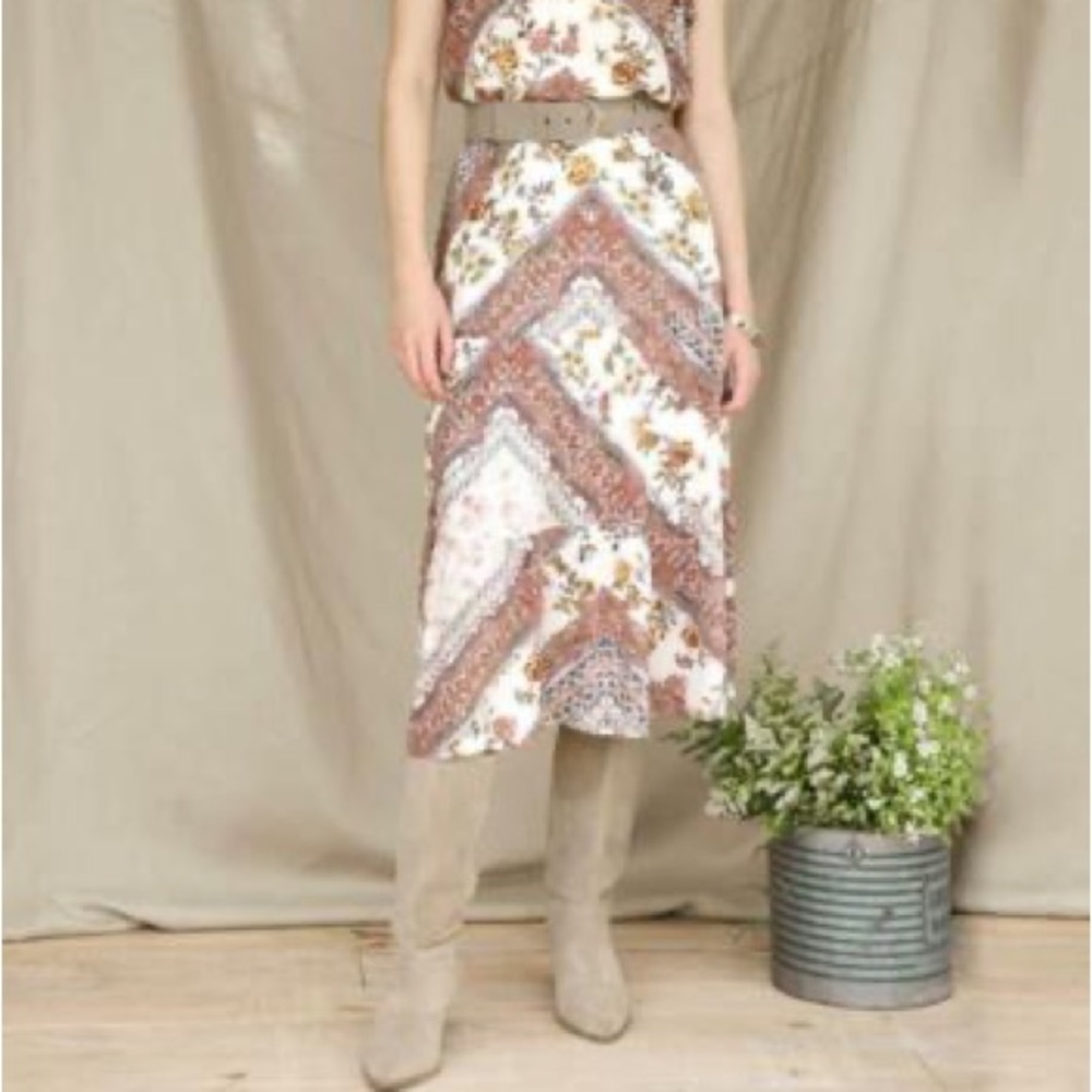 NWT Matilda Jane Good Hart Rayne Maxi Skirt Size M
